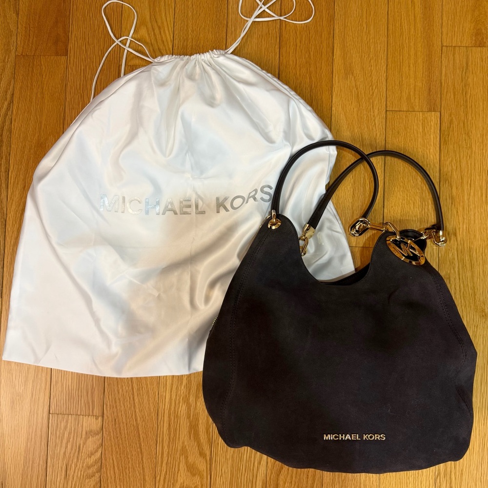 Michael Kors Brown Suede Bag